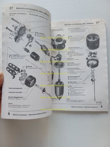Volkswagen TL mod. 1985 manuale officina impianto elettrico italiano originale