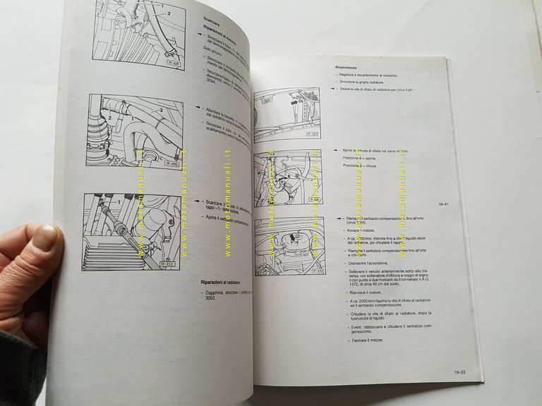 Volkswagen Transporter 1980 manuale riparazioni motore 1900 carburatori