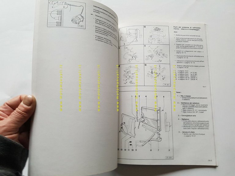 Volkswagen Transporter 1980 manuale riparazioni motore 1900 carburatori