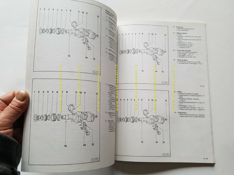 Volkswagen Transporter 1980 manuale riparazioni motore 1900 carburatori