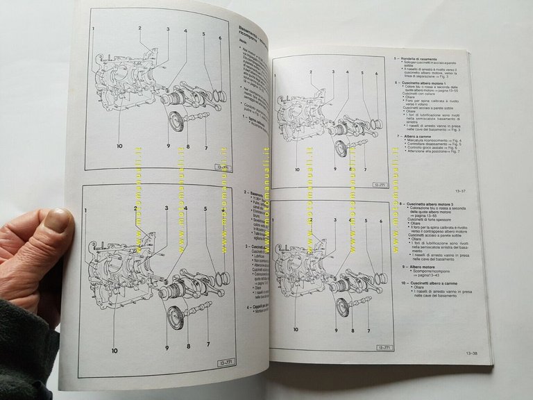 Volkswagen Transporter 1980 manuale riparazioni motore 1900 carburatori