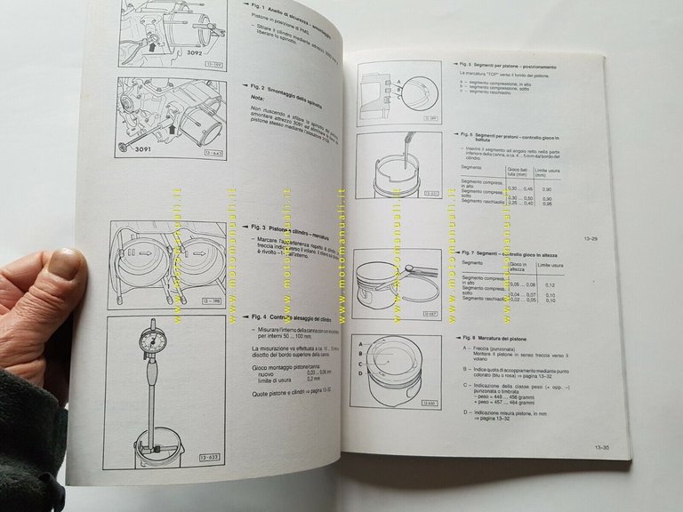 Volkswagen Transporter 1980 manuale riparazioni motore 1900 carburatori