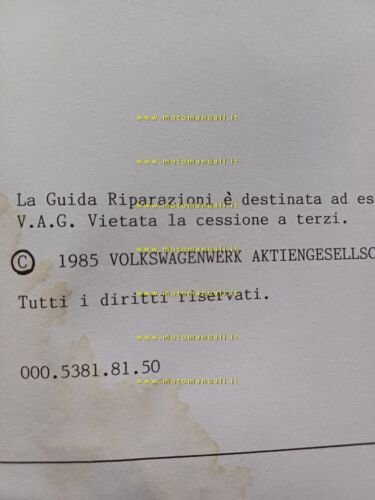 Volkswagen Transporter-Caravelle Synchro manuale officina cambio 5V-trasmissione