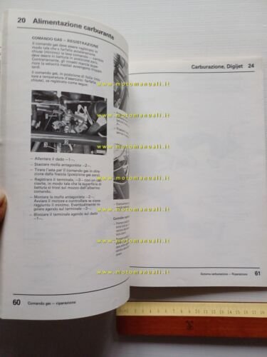 Volkswagen Transporter Diesel 1.9 1988 manuale officina motore originale
