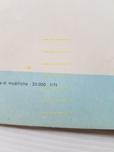 Volkswagen Transporter Giardinetta modelli 1971 depliant italiano originale