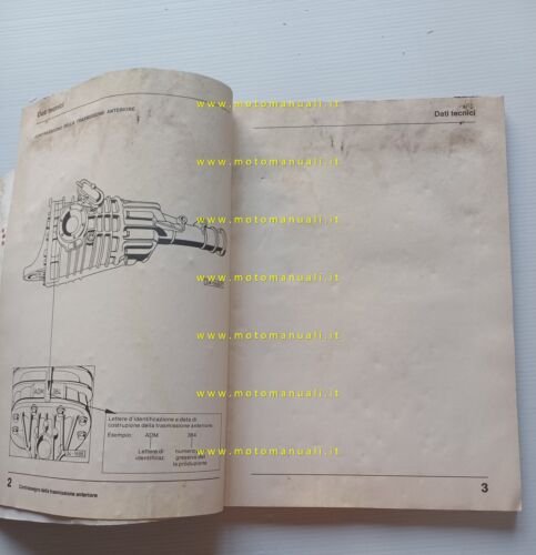 Volkswagen Transporter mod. 1986 manuale officina cambio 5 M trazione …