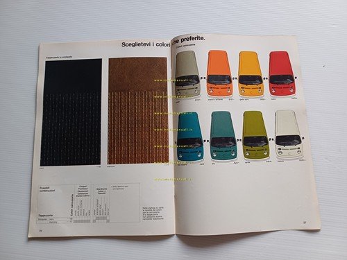 Volkswagen Veicoli Industriali Furgoni Giardinette 1976 depliant italiano orig.