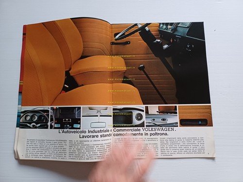 Volkswagen Veicoli Industriali Furgoni Giardinette 1976 depliant italiano orig.