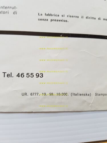 Volvo 122 S 1959 depliant pubblicitario originale italiano