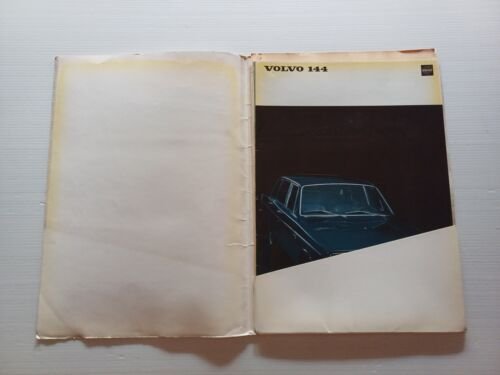 Volvo 144 1966 cartella stampa ITALIANO originale