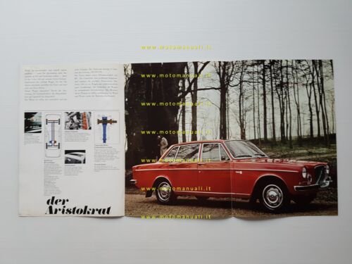 Volvo 164 1969 depliant originale tedesco