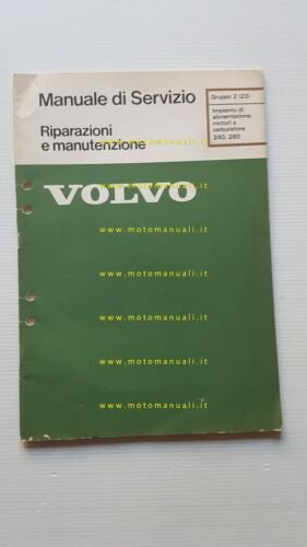Volvo 240-260 1977 manuale officina carburatori SU - Zenith Italiano …