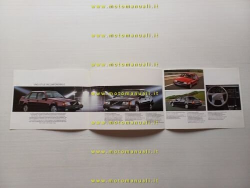 Volvo 440 1989 depliant pubblicitario originale italiano