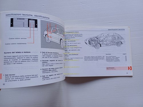 Volvo 480 ES 1987 manuale uso manutenzione libretto italiano originale