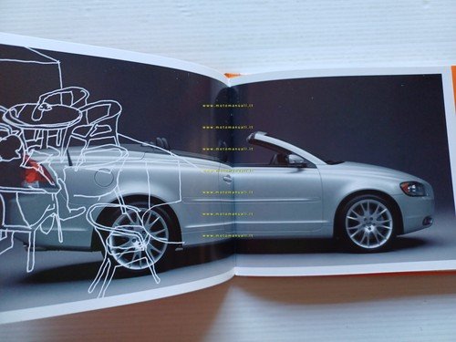 Volvo C70 Safety 2005 cartella stampa presentazione originale testo inglese