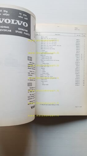 Volvo Catalogo Ricambi P 110 - P 5440 Series 1960 …