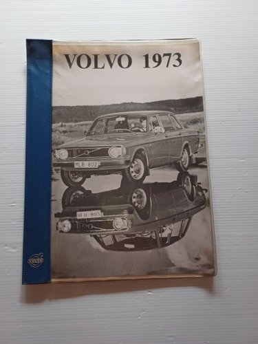 Volvo modelli 1973 cartella stampa TEDESCO originale