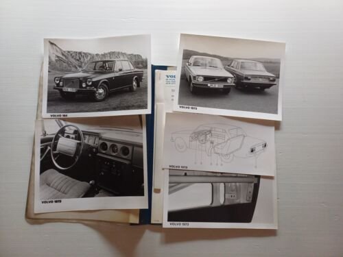 Volvo modelli 1973 cartella stampa TEDESCO originale