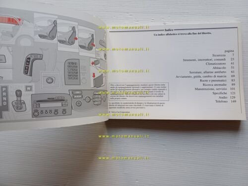 Volvo S 80 1999 manuale uso manutenzione originale italiano