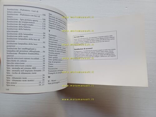 Volvo S 80 1999 manuale uso manutenzione originale italiano