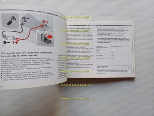 Volvo S 80 1999 manuale uso manutenzione originale italiano