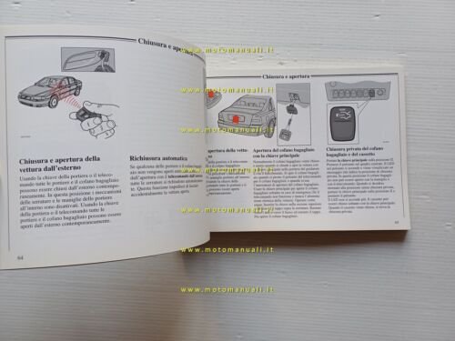 Volvo S 80 1999 manuale uso manutenzione originale italiano