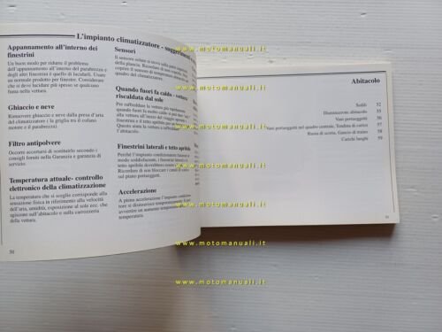 Volvo S 80 1999 manuale uso manutenzione originale italiano