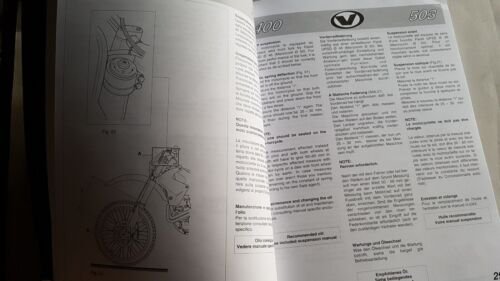 VOR 400 - 503 SM 2001 manuale uso manutenzione + …