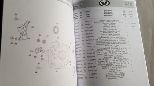 VOR 400 - 503 SM 2001 manuale uso manutenzione + …