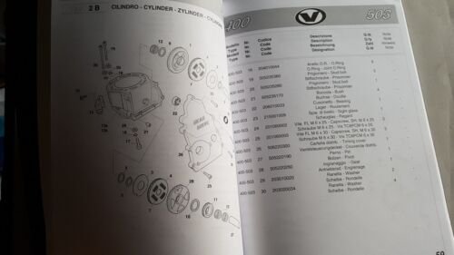 VOR 400 - 503 SM 2001 manuale uso manutenzione + …