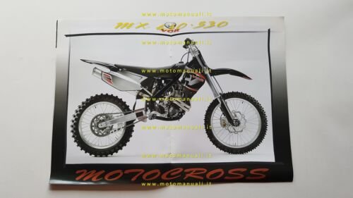 VOR modelli cross enduro supermotard 2003 depliant italiano originale