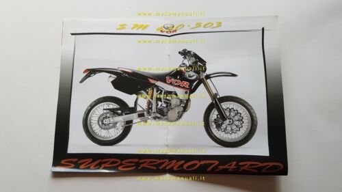 VOR modelli cross enduro supermotard 2003 depliant italiano originale