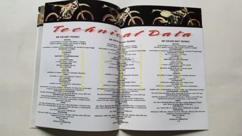 VOR produzione modelli moto 2002 depliant originale italiano