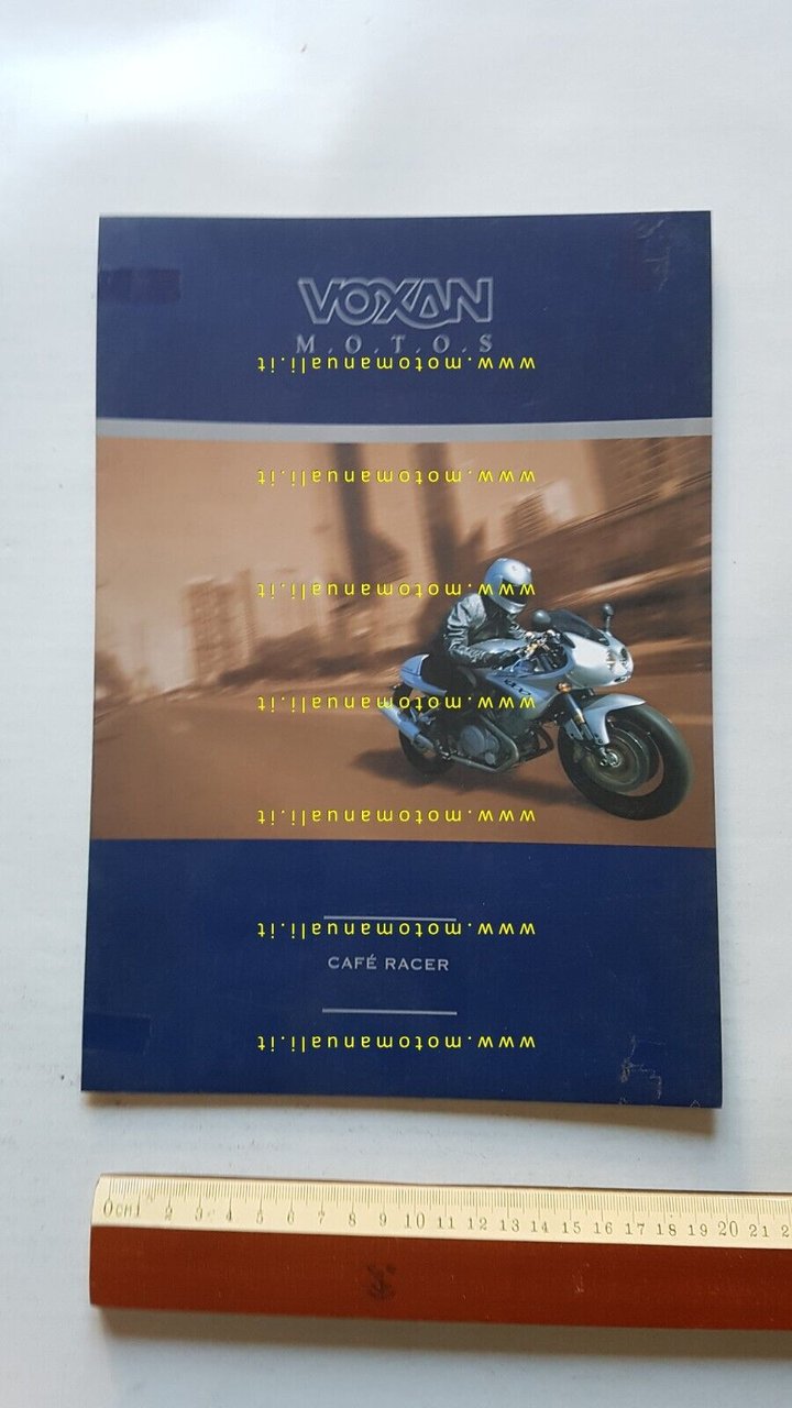 Voxan Cafè Racer 1000 2001 depliant originale testo FRANCESE