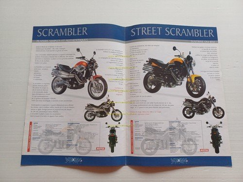 Voxan Scrambler - Street Scrambler 2003 depliant originale + 4 …