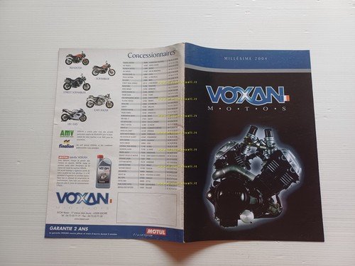 Voxan Scrambler - Street Scrambler 2003 depliant originale + 4 …