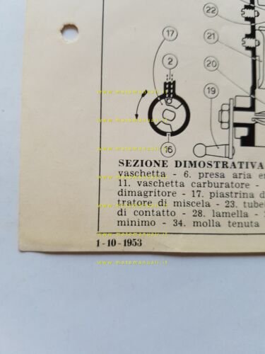 Weber carburatore 30 32 34 DRE SP Fiat 1900 1953 …