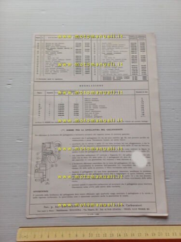Weber carburatore 30 DIC 1 Fiat 850 Coup-Spider 1966 catalogo …