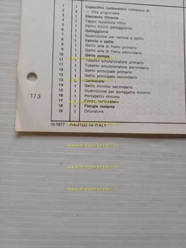 Weber carburatore 34 ADF 8.250 Fiat Abarth 131 Rally 1977 …