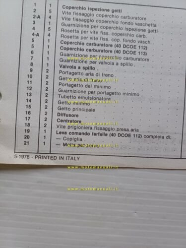 Weber carburatore 40 DCOE 112-113 Alfa Romeo Alfetta 2000 1978 …
