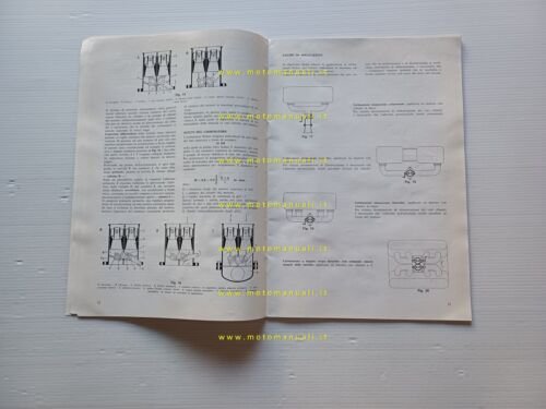 WEBER carburatori auto manuale officina riparazione 1964 originale ITALIANO