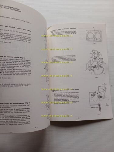 WEBER manuale officina regolazione Carburatori DCA auto 1980 originale