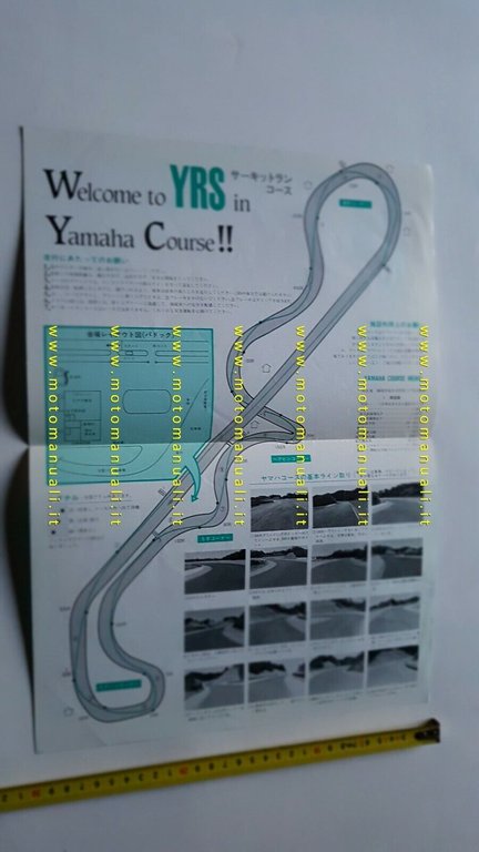 Welcome Yamaha YRS Course depliant giapponese originale moto JAPANESE brochure