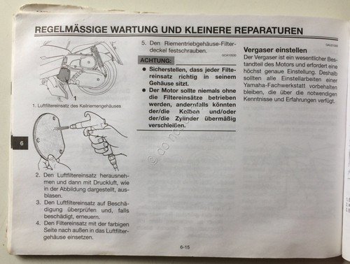 Yamaha - Majesty YP125 E - Bedienungsanleitung Manuale Istruzioni - …