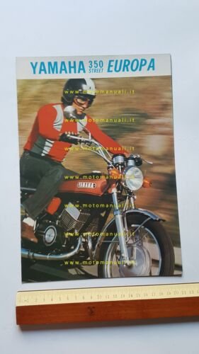 Yamaha 350 Street Europa 1973 depliant originale italiano