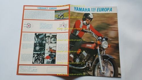 Yamaha 350 Street Europa 1973 depliant originale italiano
