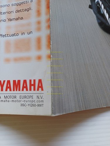 Yamaha 50 Aerox R 1999 depliant originale