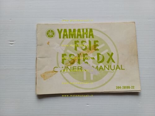 Yamaha 50 FS1E -FS1E DX 1975 manuale uso manutenzione libretto …