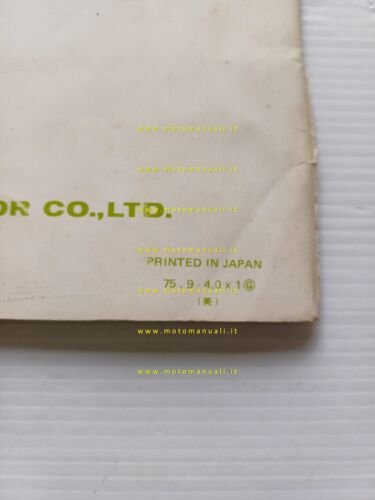 Yamaha 50 FS1E -FS1E DX 1975 manuale uso manutenzione libretto …