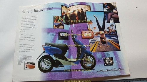 Yamaha 50 NEO'S 1997 scooter depliant ITALIANO originale